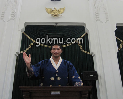 인도네시아에서 우리나라를 알리는 이용우 씨 이용우 씨 제공