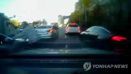 자동차 블랙박스 영상. (자료사진)