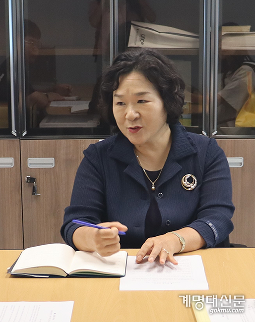 국제부총장 김선정(한국어교육전공·교수) 교수